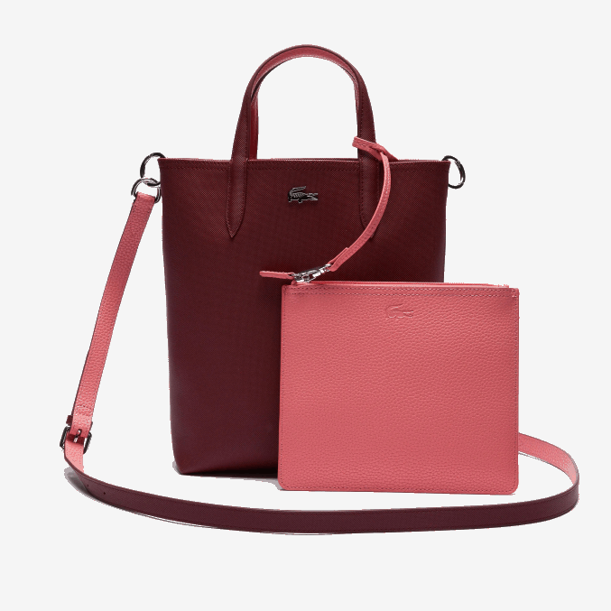 perileno amarilis g45 VVL0A2781 mujer Lacoste tote anna reversible de lona revestida