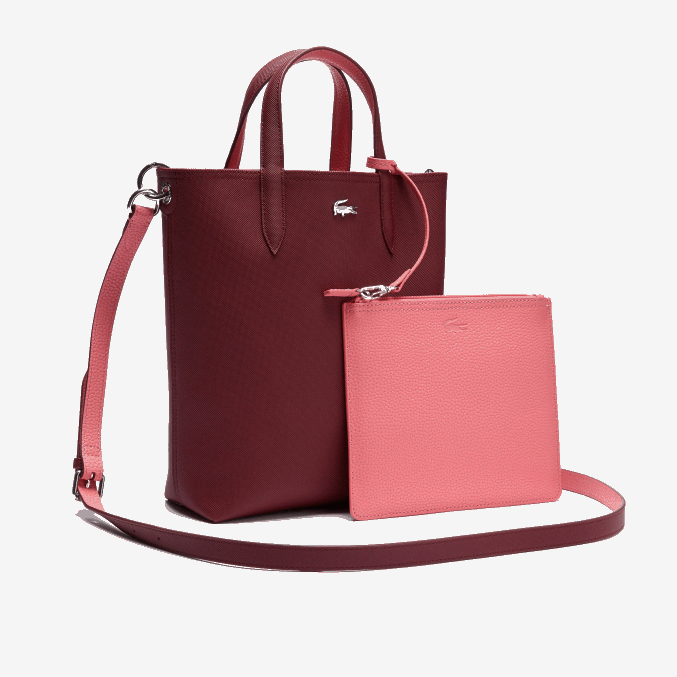 perileno amarilis g45 VVL0A2781 mujer Lacoste tote anna reversible de lona revestida