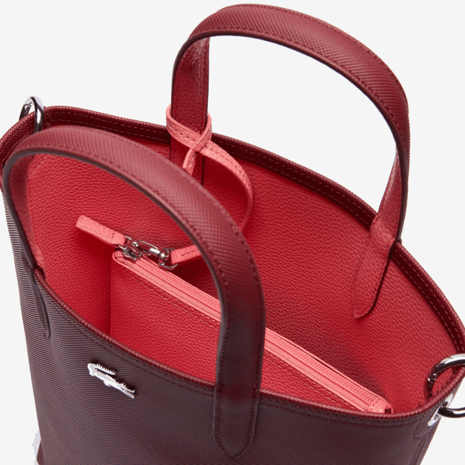 perileno amarilis g45 VVL0A2781 mujer Lacoste tote anna reversible de lona revestida