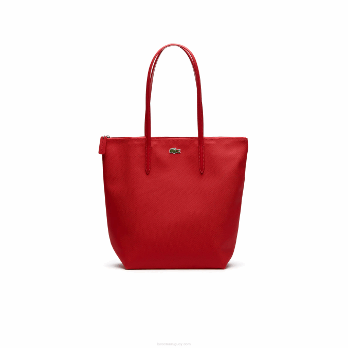 rosa virtual 185 VVL0A2836 mujer Lacoste bolso shopper l.12.12 concept con cremallera vertical