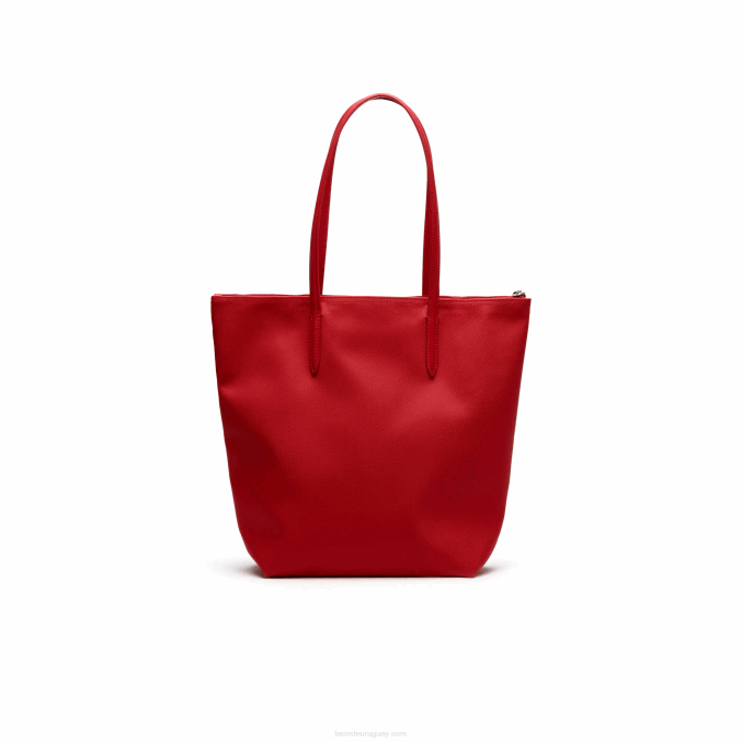 rosa virtual 185 VVL0A2836 mujer Lacoste bolso shopper l.12.12 concept con cremallera vertical
