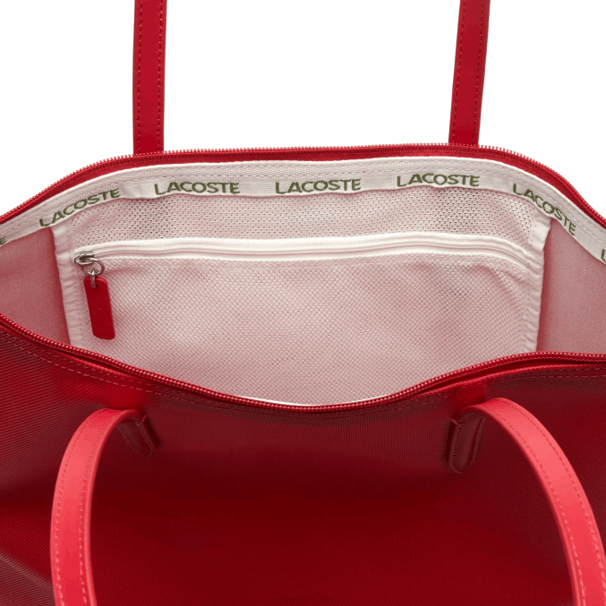 rosa virtual 185 VVL0A2836 mujer Lacoste bolso shopper l.12.12 concept con cremallera vertical