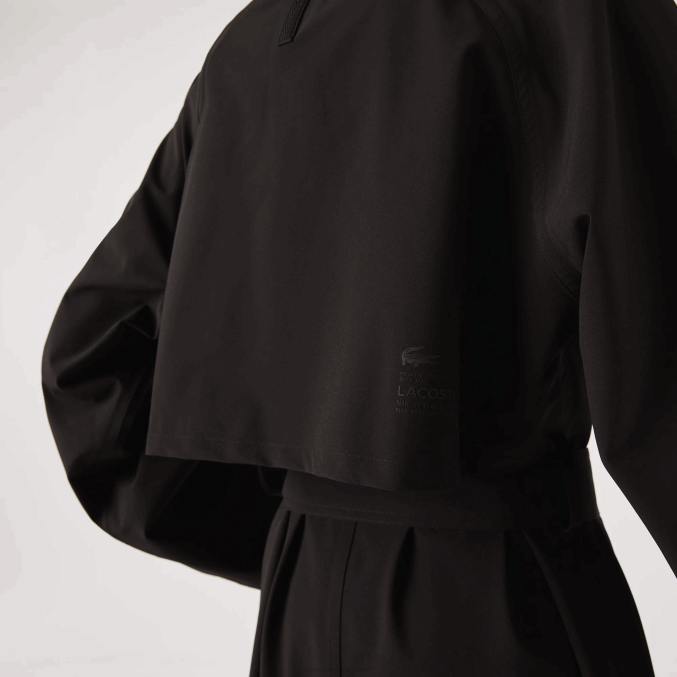 negro 031 VVL0A2435 mujer Lacoste gabardina extragrande