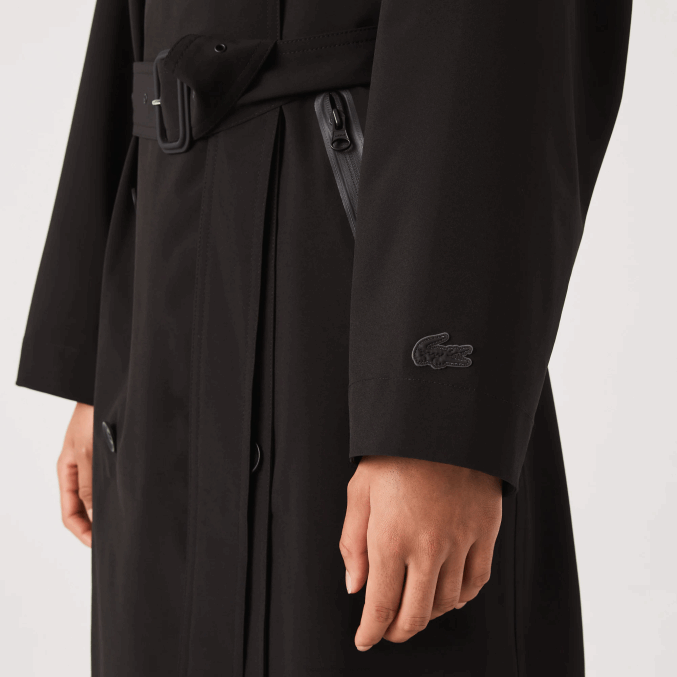 negro 031 VVL0A2435 mujer Lacoste gabardina extragrande