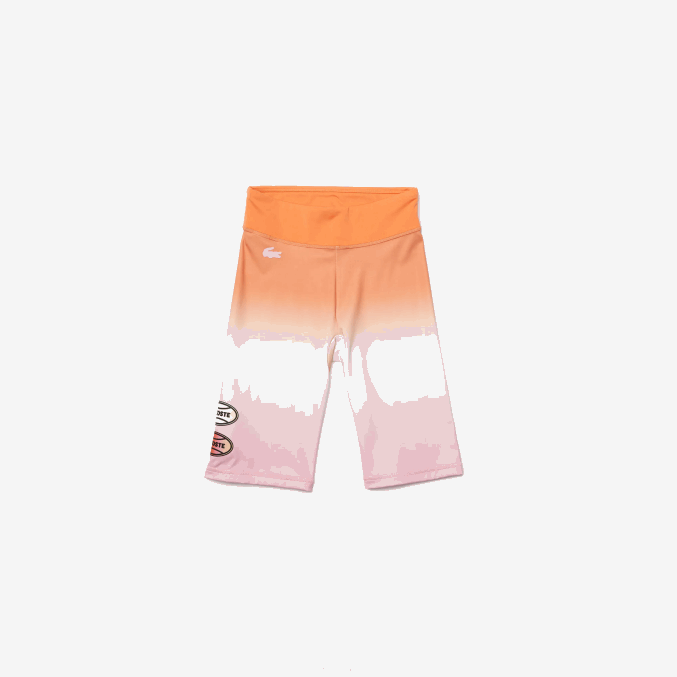 rosa blanco naranja dfk VVL0A2661 mujer Lacoste shorts ciclistas degradados sport summer pack