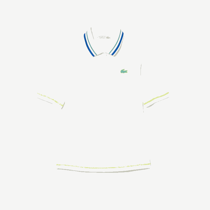 blanco 70v VVL0A2366 mujer Lacoste Polo piqué ultra-dry de tenis