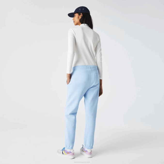 blanco 70v VVL0A2480 mujer Lacoste polo slim fit de piqué elástico