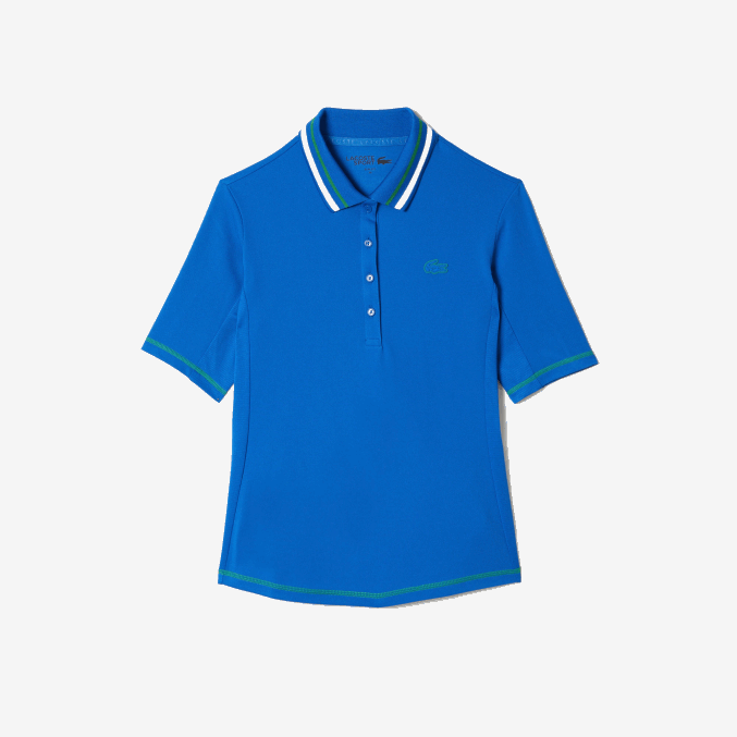 kxb azul VVL0A2367 mujer Lacoste Polo piqué ultra-dry de tenis