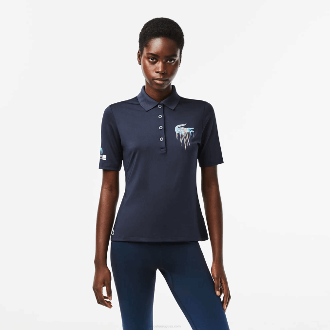kxe azul VVL0A2374 mujer Lacoste polo sport miami edición abierta