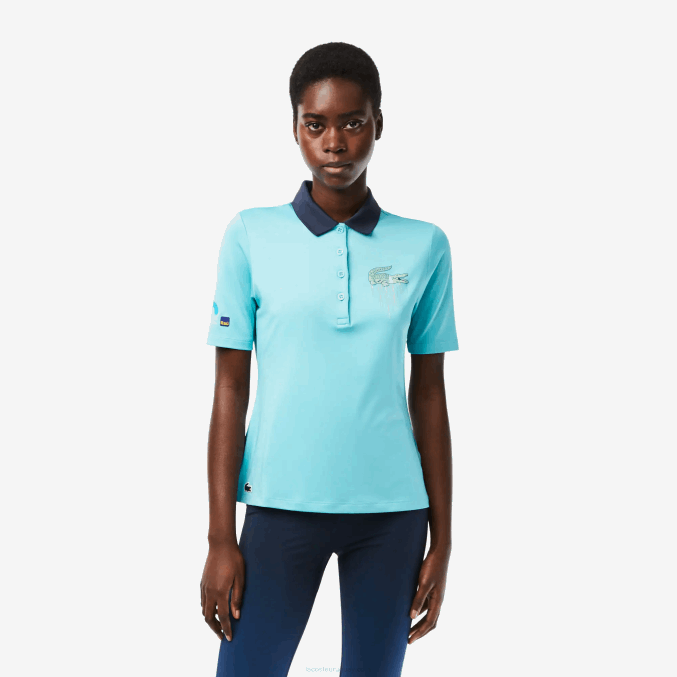 menta bvg VVL0A2372 mujer Lacoste polo sport miami edición abierta