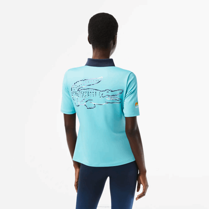 menta bvg VVL0A2372 mujer Lacoste polo sport miami edición abierta