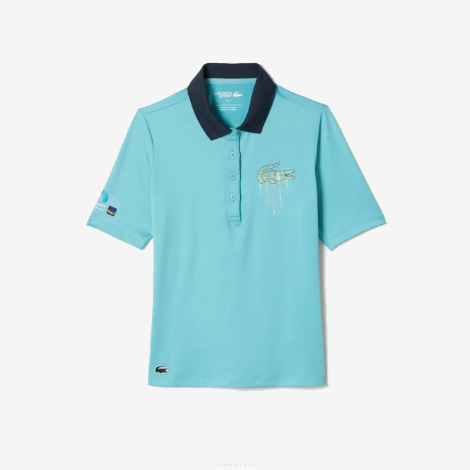 menta bvg VVL0A2372 mujer Lacoste polo sport miami edición abierta