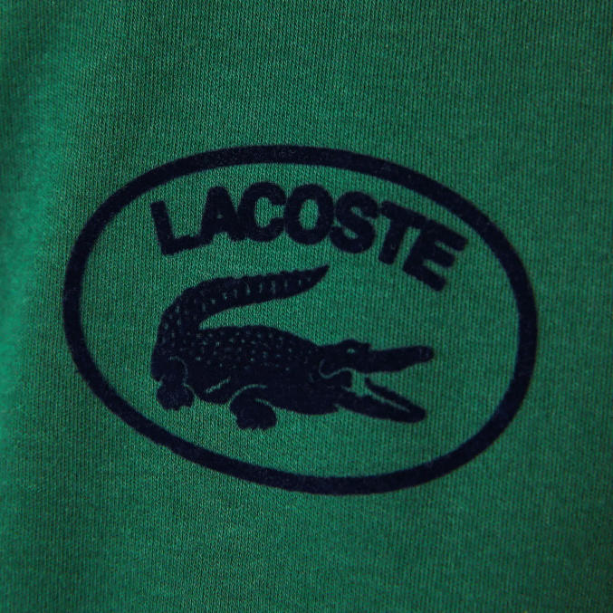 verde 132 VVL0A2608 mujer Lacoste camiseta holgada de algodón orgánico