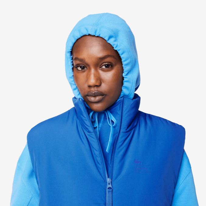 kxb azul VVL0A2439 mujer Lacoste chaleco sin mangas
