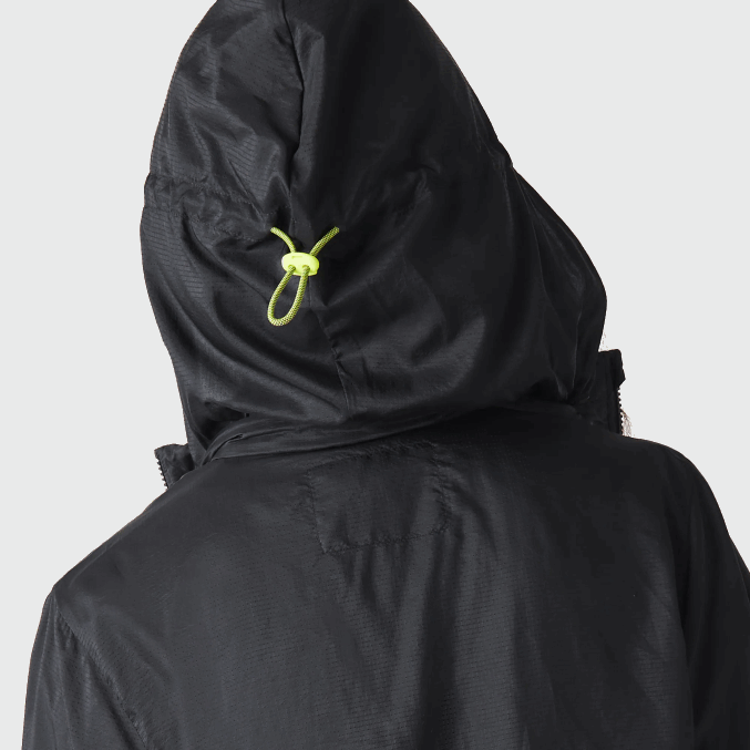 negro 031 VVL0A2619 mujer Lacoste chamarra deportiva repelente al agua plegable