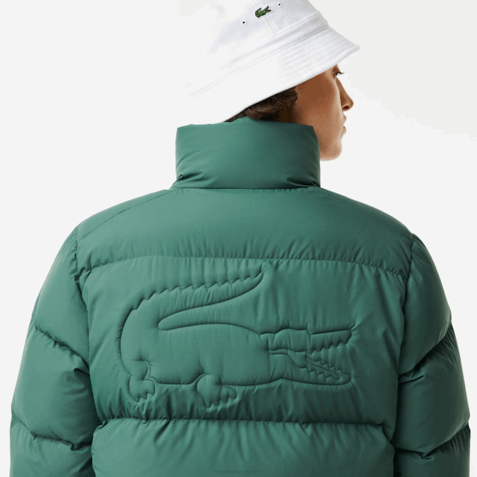 verde 5hx VVL0A2615 mujer Lacoste chaqueta acolchada plegable