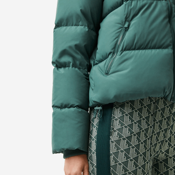 verde 5hx VVL0A2615 mujer Lacoste chaqueta acolchada plegable