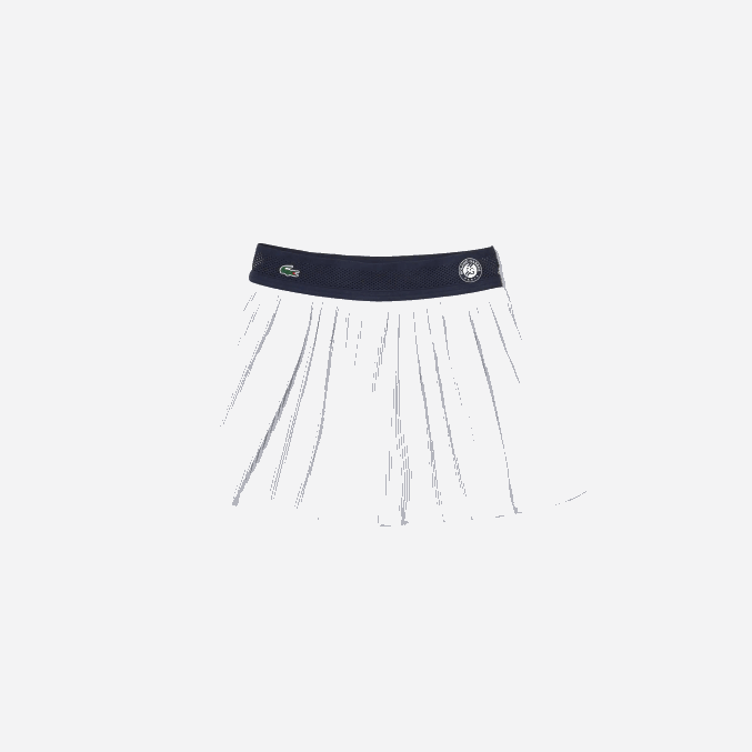 blanco azul marino 522 VVL0A2602 mujer Lacoste sport roland garros incorporado shorts falda
