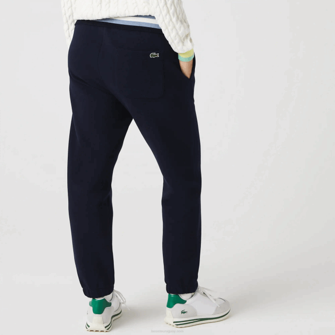 azul marino 166 VVL0A2413 mujer Lacoste joggers de mezcla de algodón