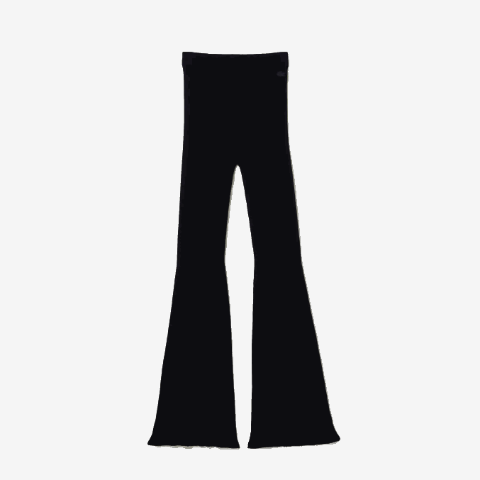 azul marino 166 VVL0A2561 mujer Lacoste leggins tejidos de canalé sin costuras