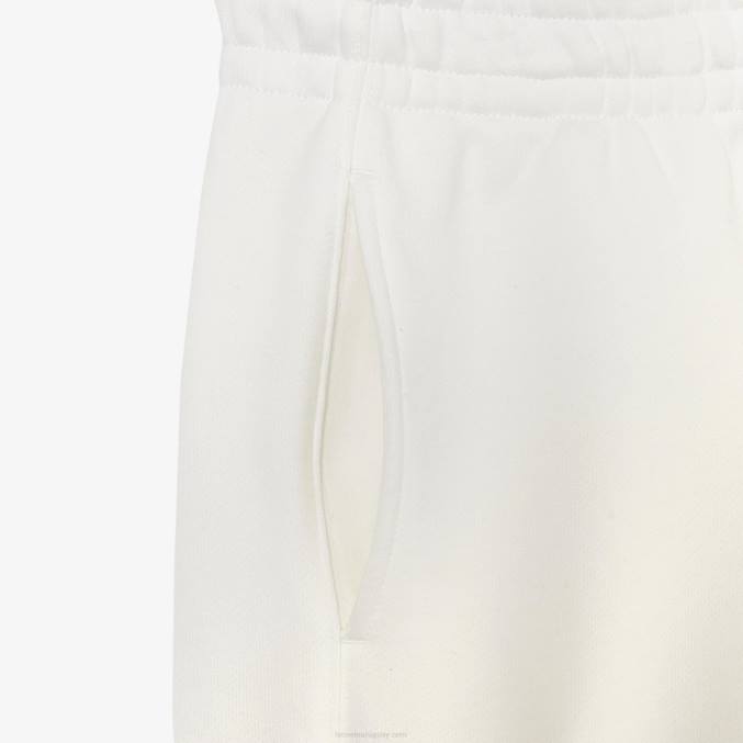 blanco 70v VVL0A2665 mujerpantalones deportivos lacoste x goop en felpa de algodón