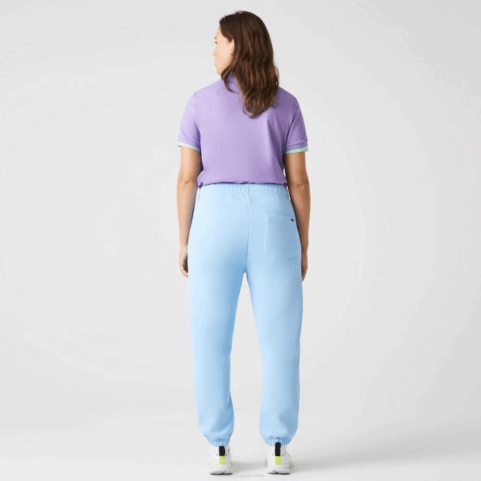 hbp azul VVL0A2414 mujer Lacoste joggers de mezcla de algodón