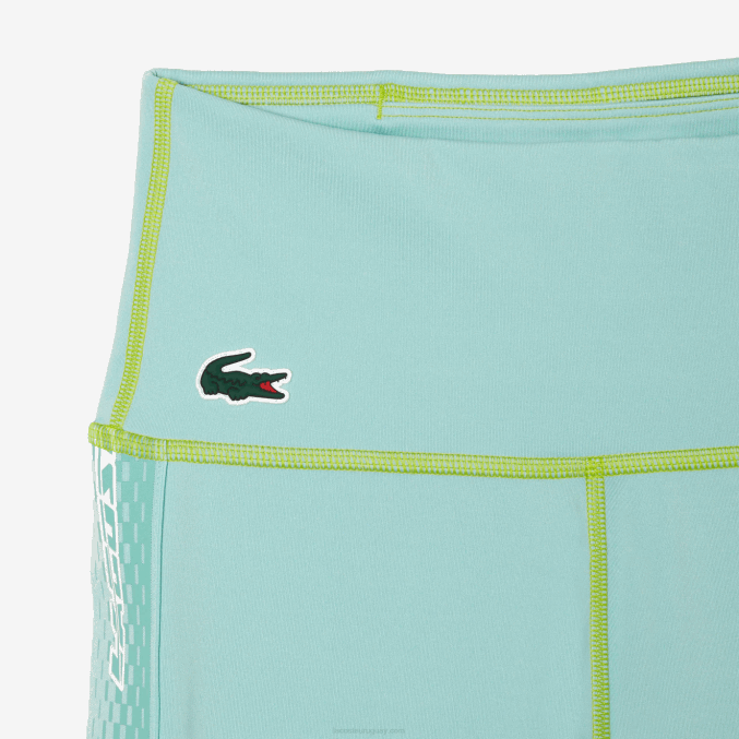menta j6d VVL0A2401 mujer Lacoste leggins deportivos con franja del logo