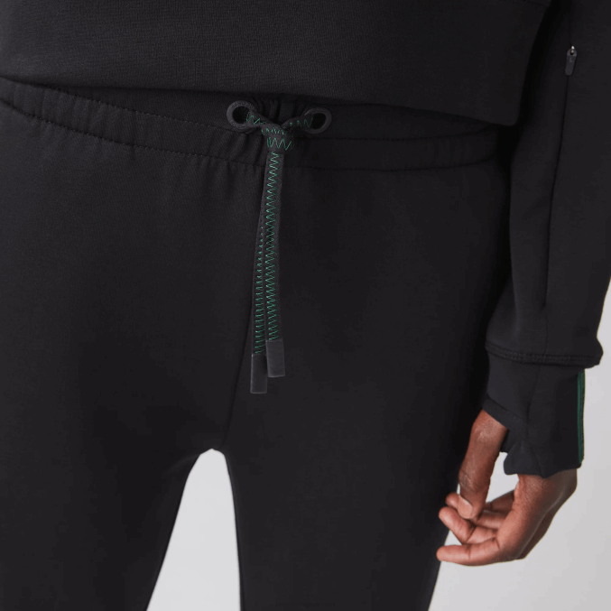 negro 031 VVL0A2404 mujer Lacoste pantalones de chándal de punto de algodón
