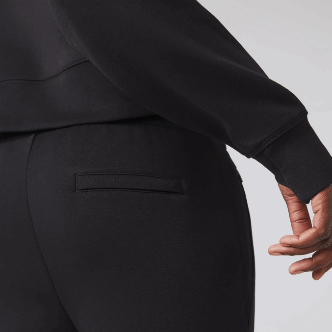 negro 031 VVL0A2404 mujer Lacoste pantalones de chándal de punto de algodón
