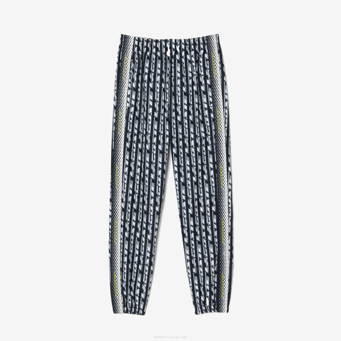 negro azul blanco zi8 VVL0A2395 mujer Lacoste pantalones de chándal con logo estampado