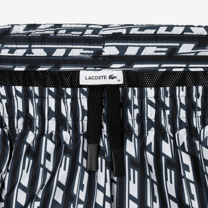 negro azul blanco zi8 VVL0A2395 mujer Lacoste pantalones de chándal con logo estampado