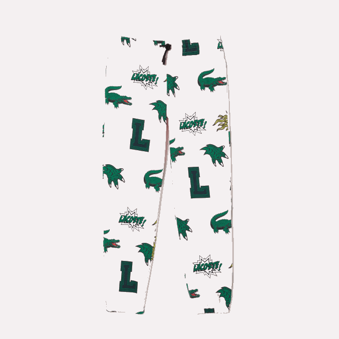 rosa claro t03 VVL0A2569 mujer Lacoste pantalones de chándal con estampado de cómic