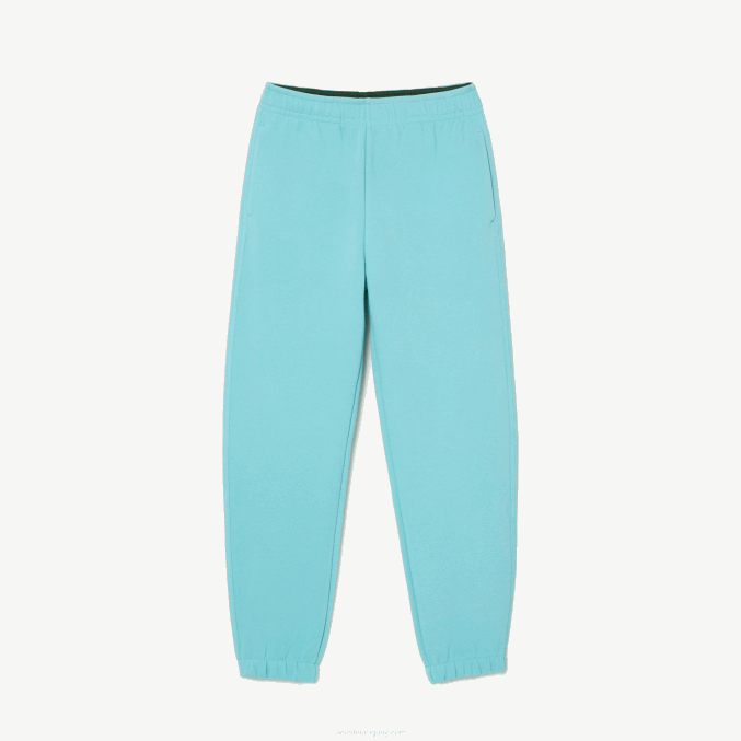 turquesa bvg VVL0A2415 mujer Lacoste joggers de mezcla de algodón