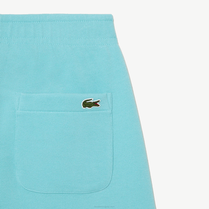 turquesa bvg VVL0A2415 mujer Lacoste joggers de mezcla de algodón
