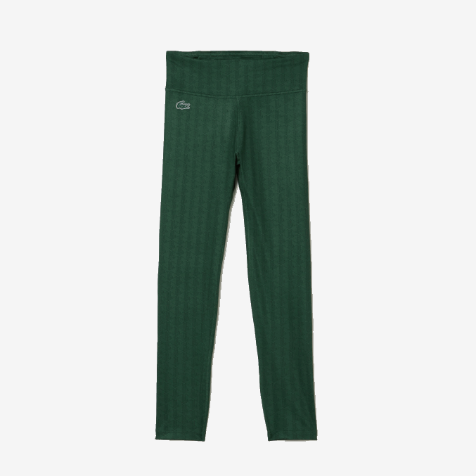 verde d1r VVL0A2573 mujer Lacoste leggins deportivos con tiro alto y estampado integral