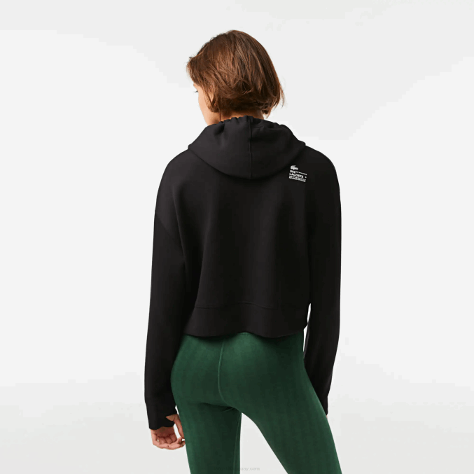 negro 031 VVL0A2417 mujer Lacoste sudadera con capucha