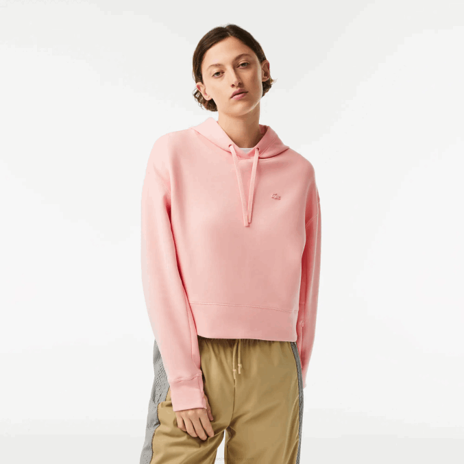 rosa kf9 VVL0A2416 mujer Lacoste sudadera con capucha