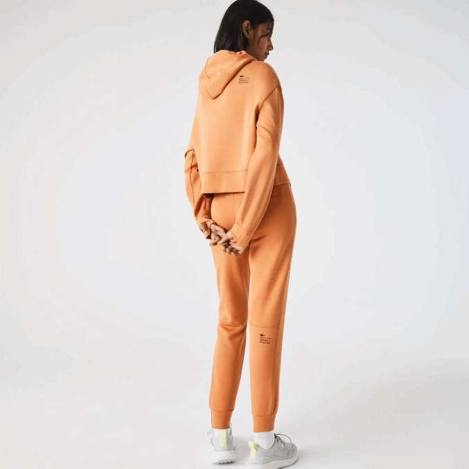 wwc naranja VVL0A2418 mujer Lacoste sudadera con capucha