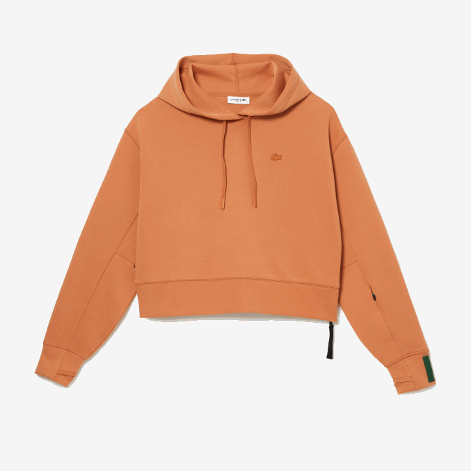 wwc naranja VVL0A2418 mujer Lacoste sudadera con capucha