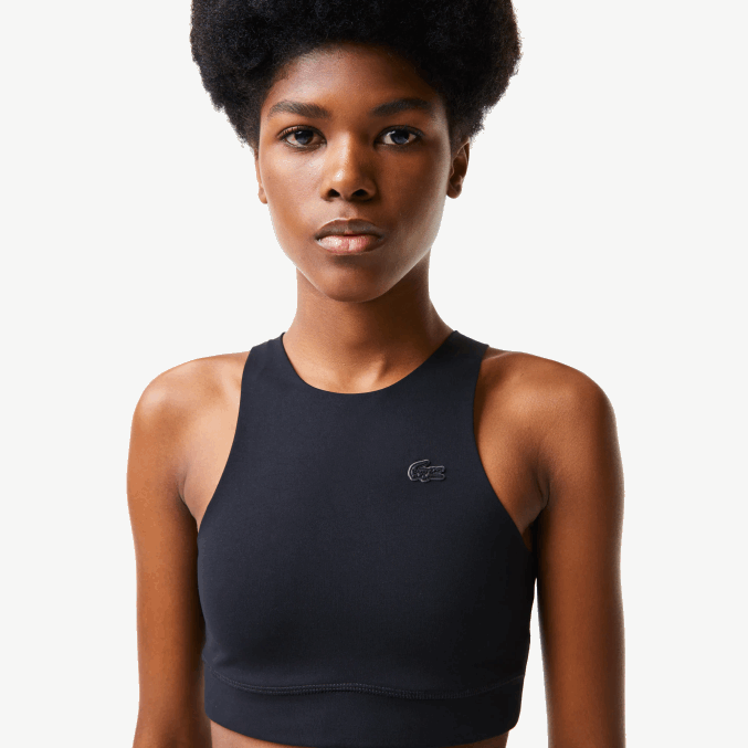 negro 031 VVL0A2548 mujer Lacoste sujetador deportivo sin costuras