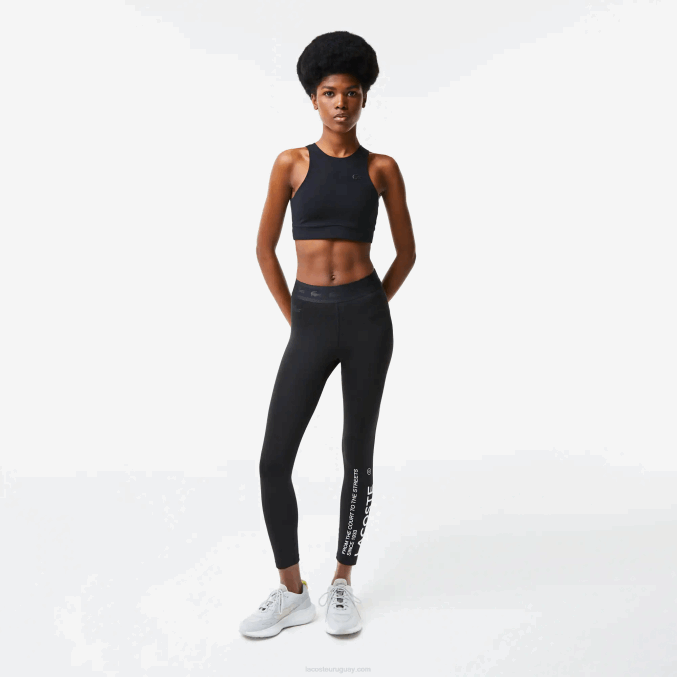 negro 031 VVL0A2548 mujer Lacoste sujetador deportivo sin costuras