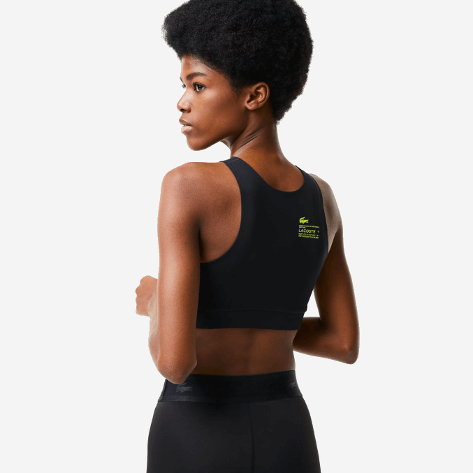 negro 031 VVL0A2548 mujer Lacoste sujetador deportivo sin costuras
