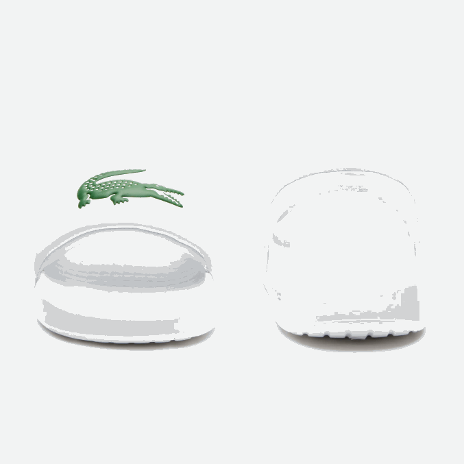 blanco/verde 082 VVL0A2685 mujer Lacoste chanclas sintéticas croco 1.0