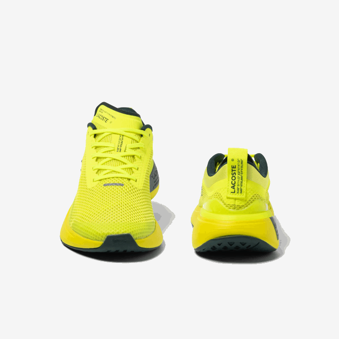 amarillo 2t7 VVL0A2686 mujer Lacoste tenis run spin evolution textil