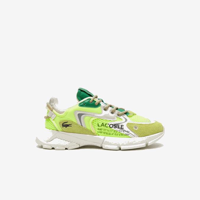 amarillo y blanco hueso y21 VVL0A2680 mujer Lacoste tenis l003 neo textil