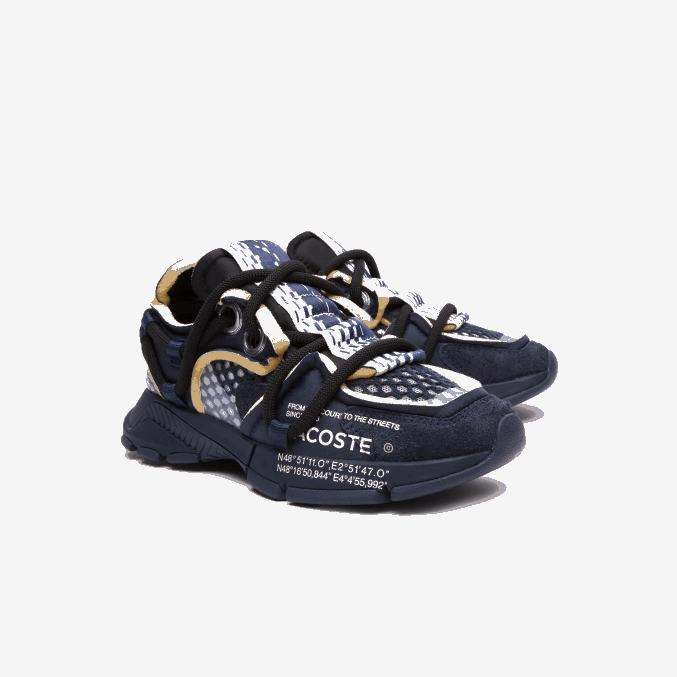 azul marino nb0 VVL0A2690 mujer Lacoste zapatillas deportivas l003 active runway textil