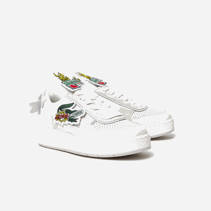 blanco 21g VVL0A2703 mujer Lacoste tenis Ace con clip