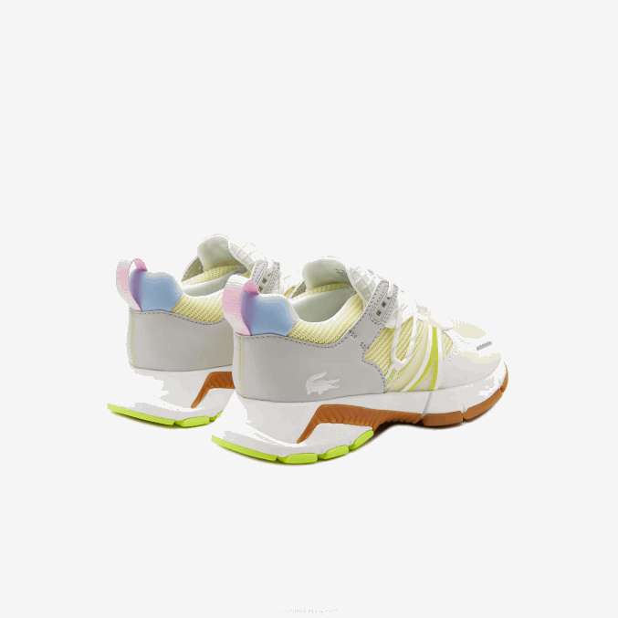 blanco/azul 080 VVL0A2753 mujer Lacoste tenis l003 de tela con bloques de color
