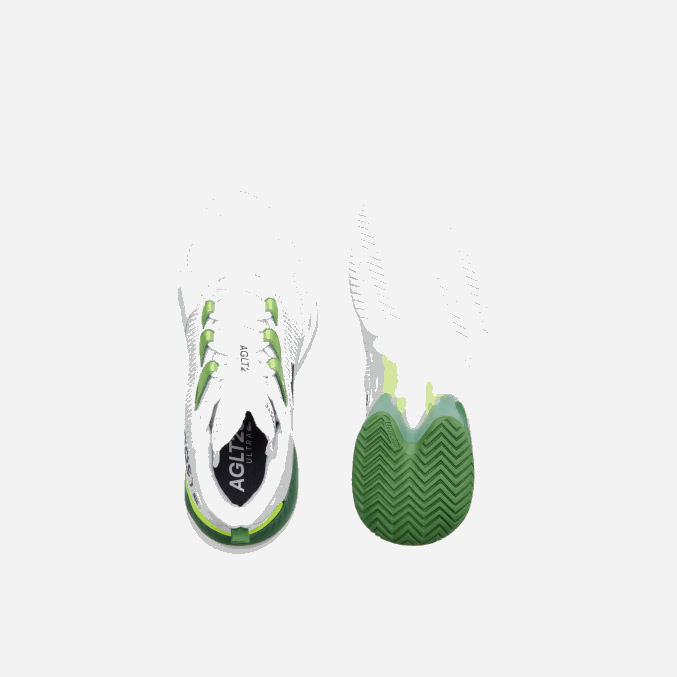 blanco/verde 082 VVL0A2689 mujer Lacoste tenis ag-lt23 ultra textil