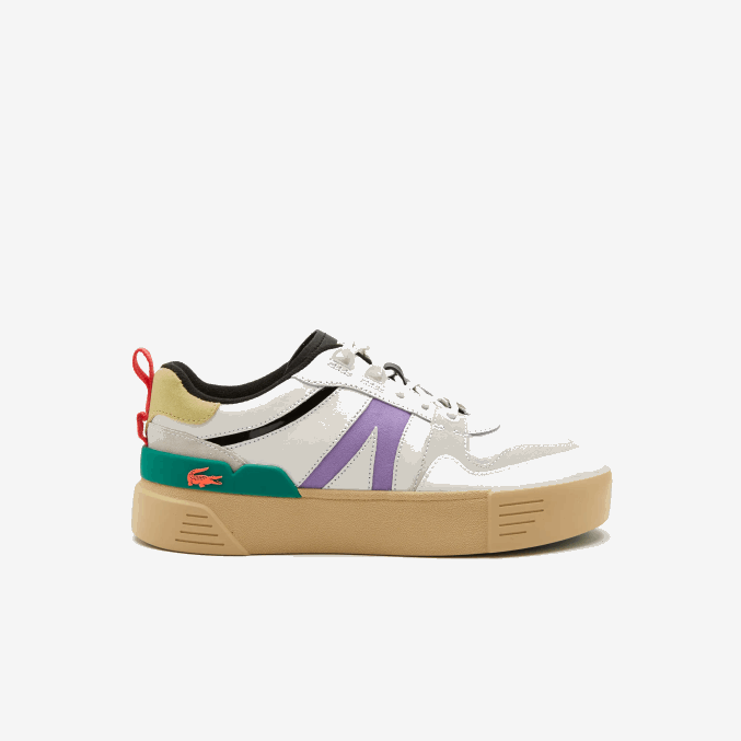 blanco/verde 082 VVL0A2741 mujer Lacoste Deportivas l002 de piel y ante color pop